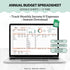 Achieve financial success with our meticulously designed Annual Budget Spreadsheet Template for Google Sheets. This comprehensive budgeting tool empowers you to take control of your finances, month by month, with ease and precision.