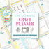 This 30-page printable Craft project planner PDF is perfect for hobby crafters and professional crafters. This craft project binder contains pages to organize your craft projects, craft supplies, ideas, inventory, budget and more. Plan your craft projects quickly with this printable planner.