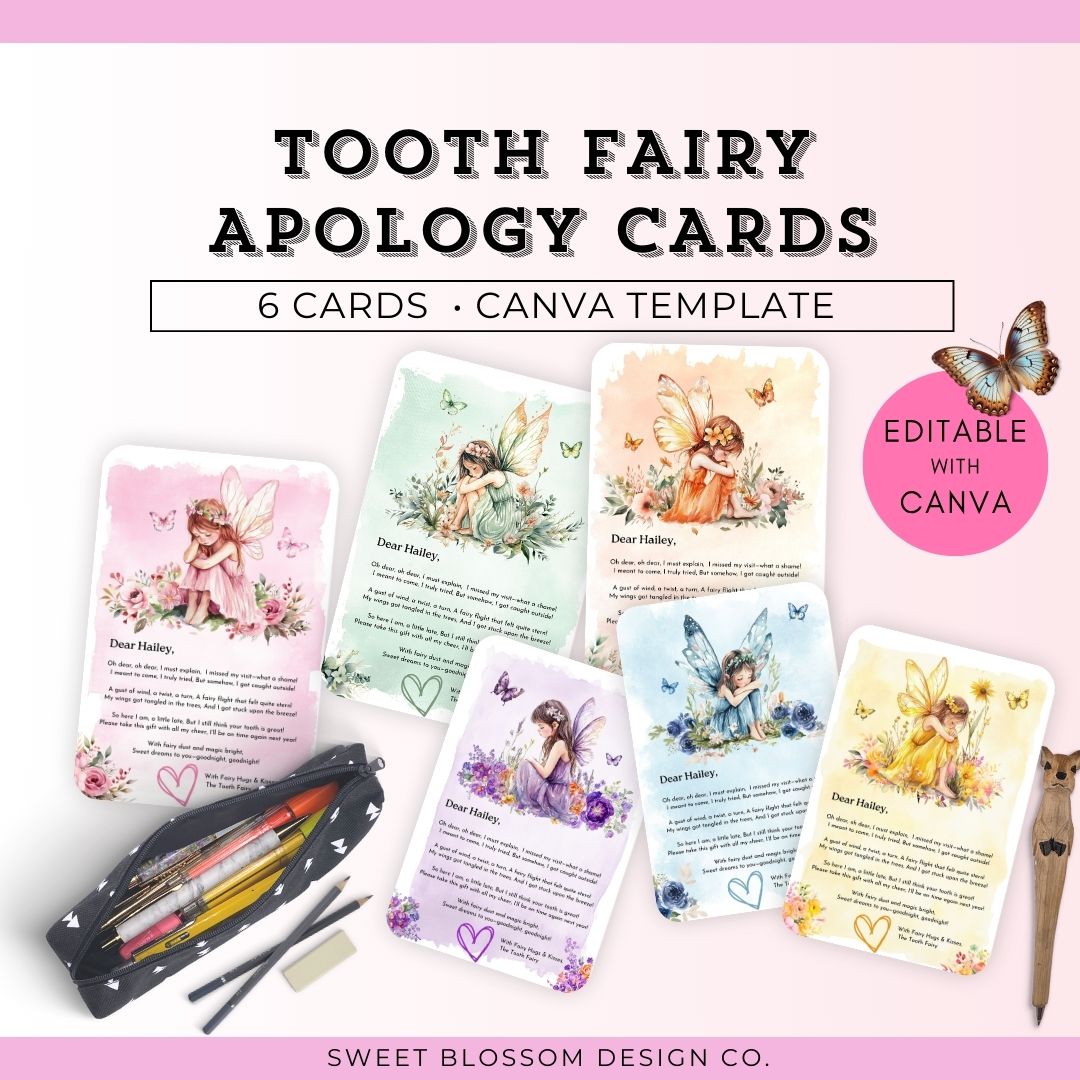 Tooth Fairy Apology Note Canva Template