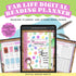 This rainbow digital reading planner is a fun way to track reading progress, take notes in the digital notebook and write thoughts in the digital journal. This planner includes a monthly and daily planner and reading logs, book trackers, and more. Keep track of all your reading lists, activities, goals too.