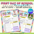 Welcome to our All About Me Printable Bundle for the First and Last Day of School! Make your child&