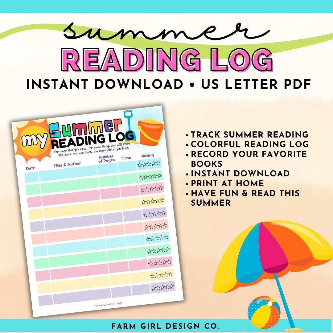 Summer Reading Log & Tracker