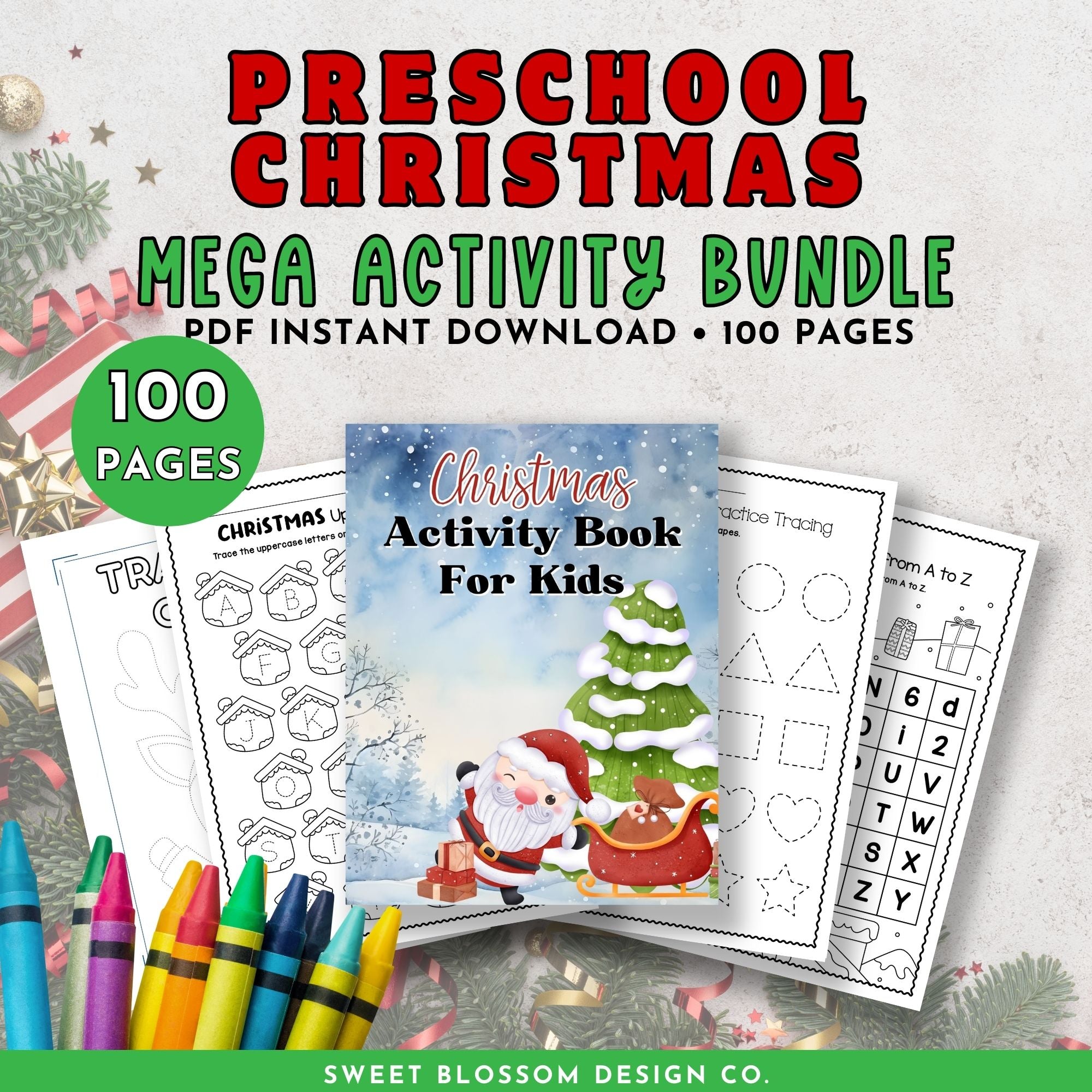 Christmas Preschool Activity Bundle