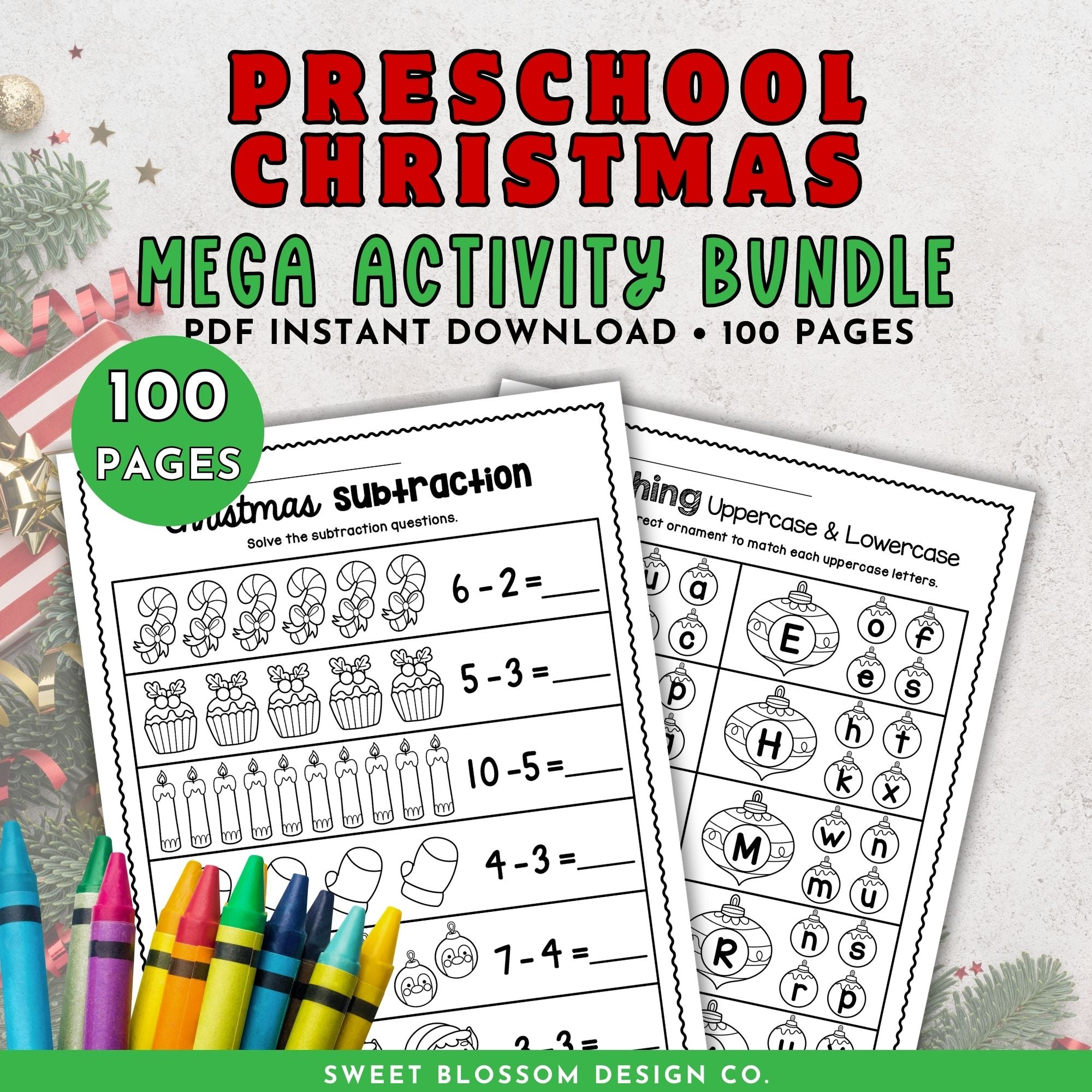 Christmas Preschool Activity Bundle