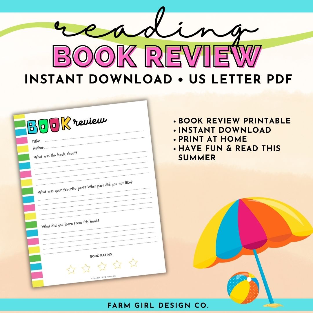 Summer Reading Log & Tracker