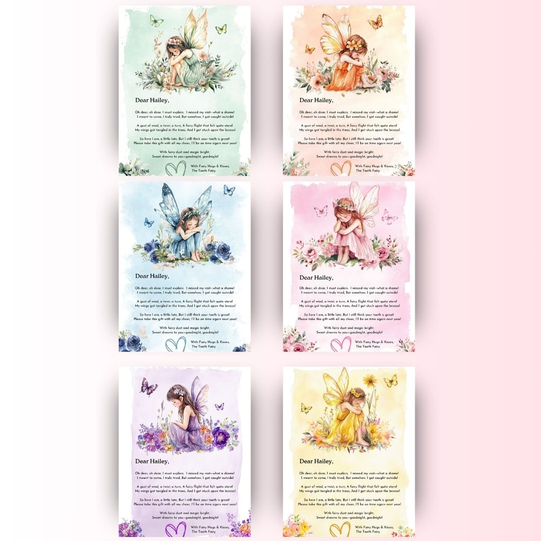 Tooth Fairy Apology Note Canva Template