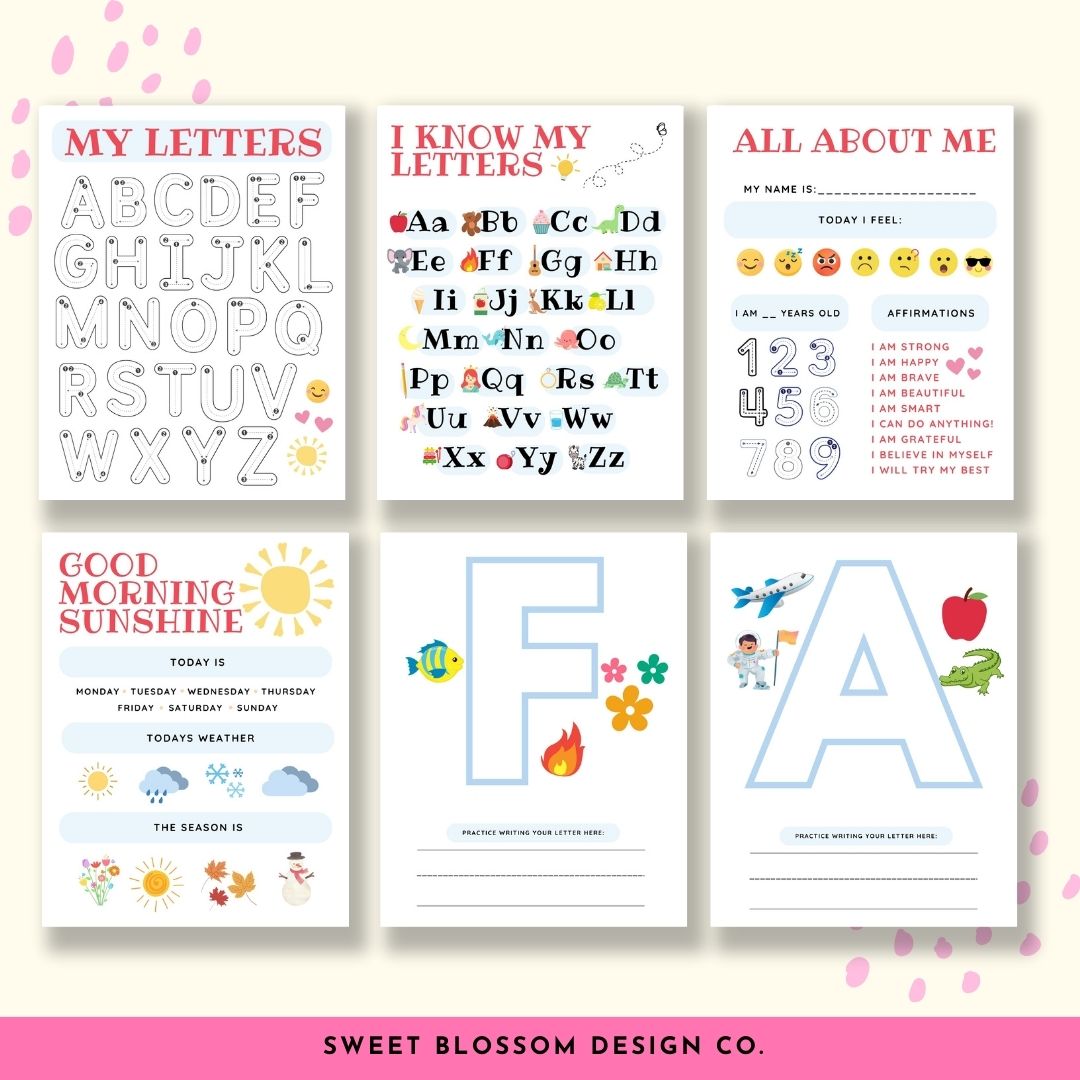 Preschool Morning Menu Printable