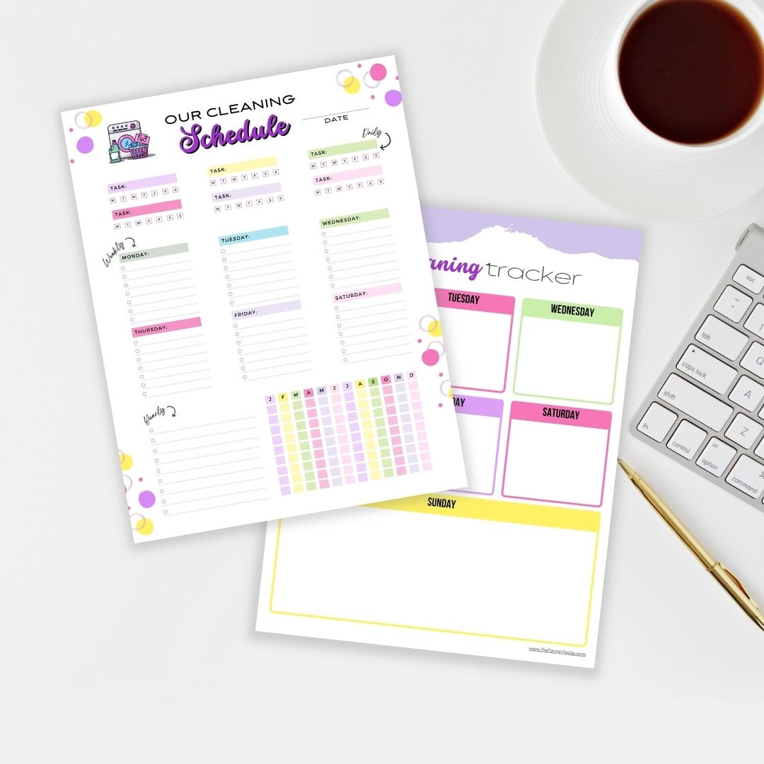 Cleaning Checklist Bundle