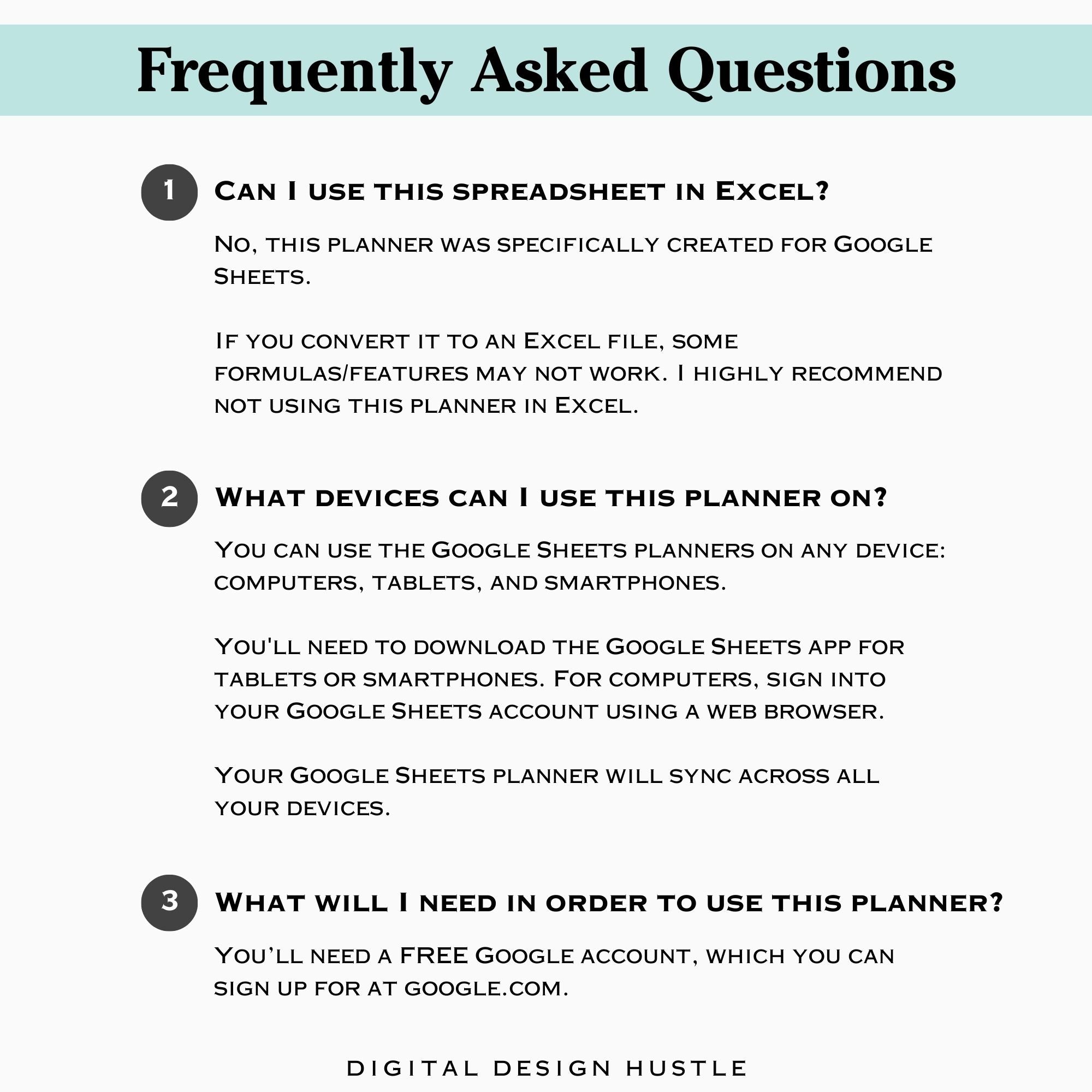 Goal Planner for Google Sheets