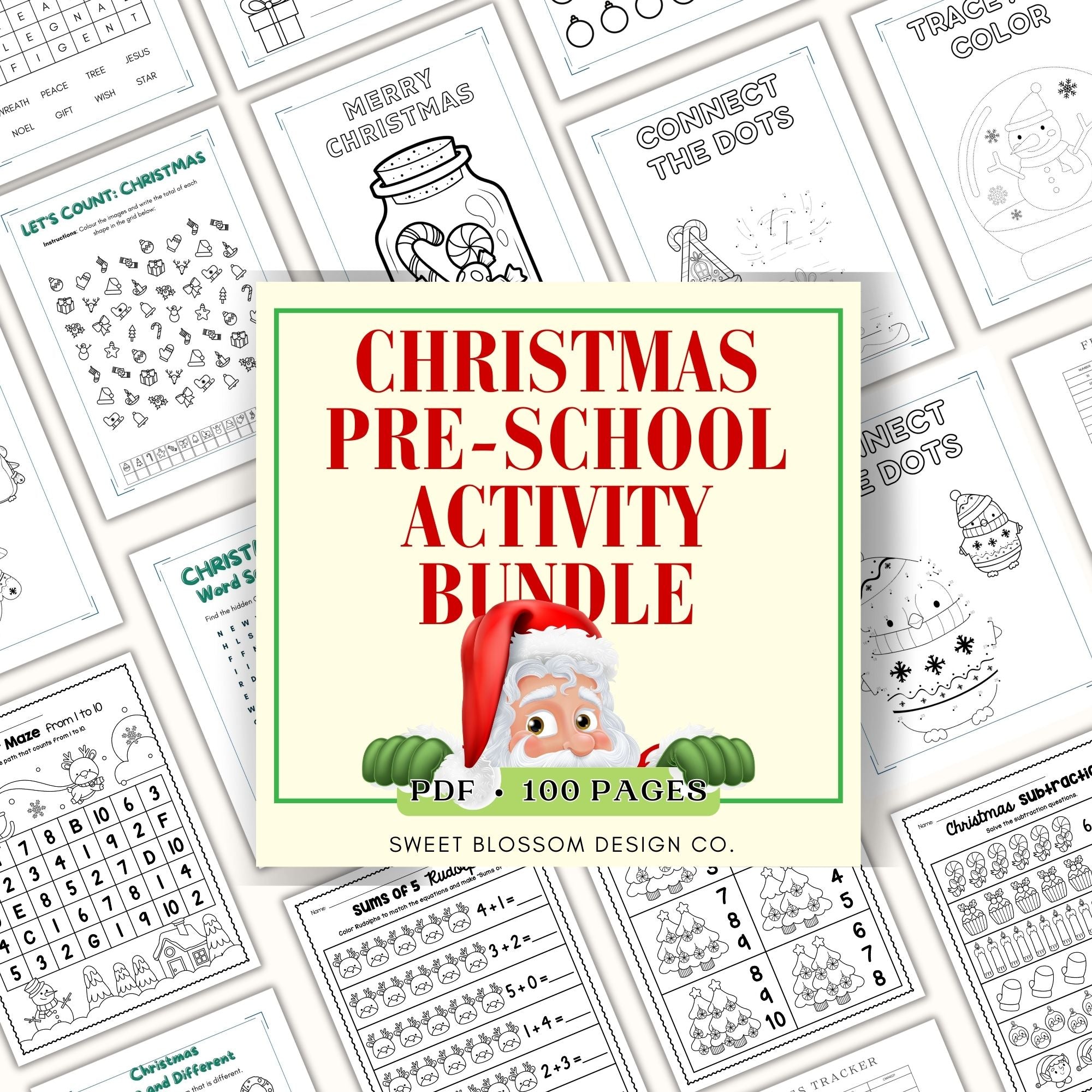 Christmas Preschool Activity Bundle