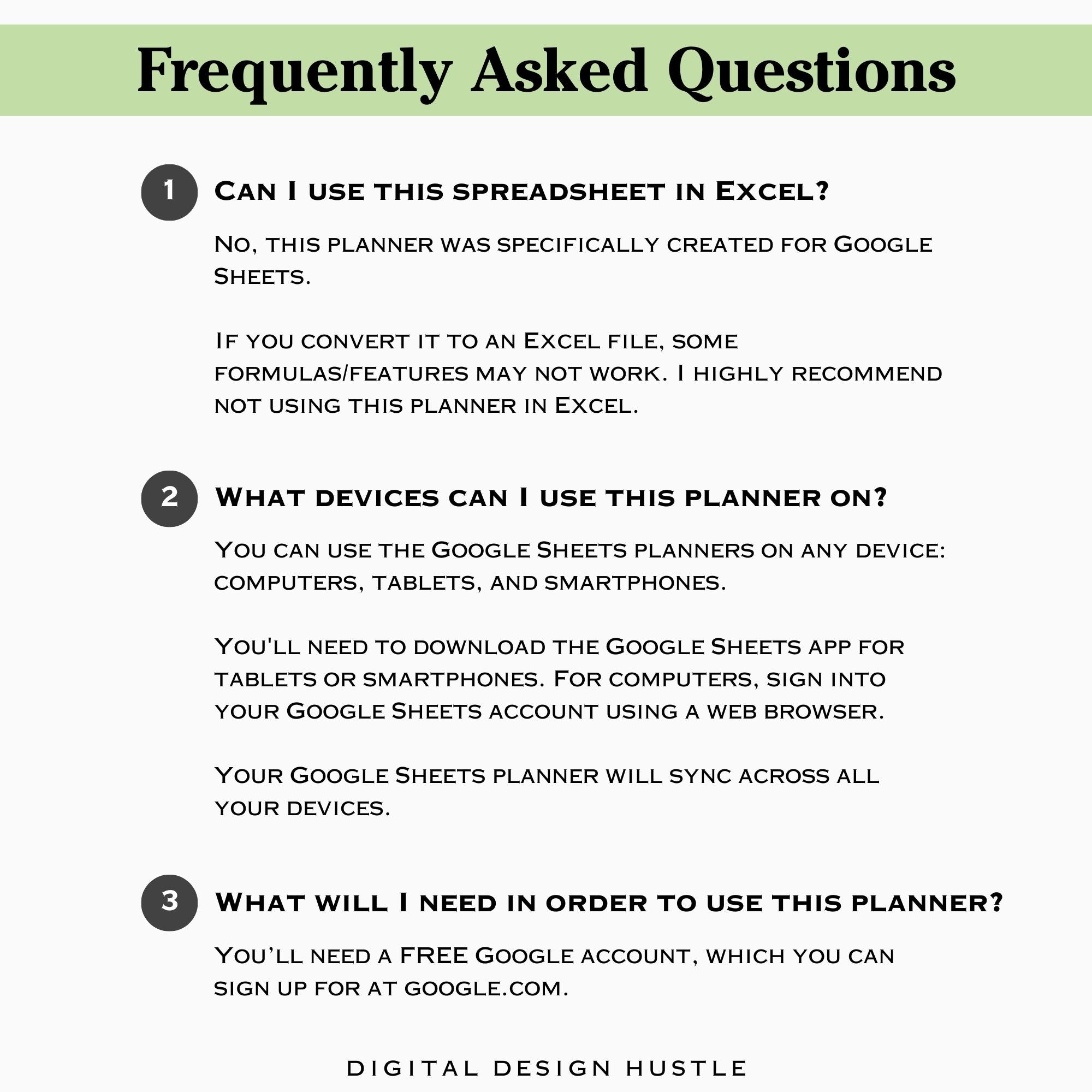 Garden Planner for Google Sheets