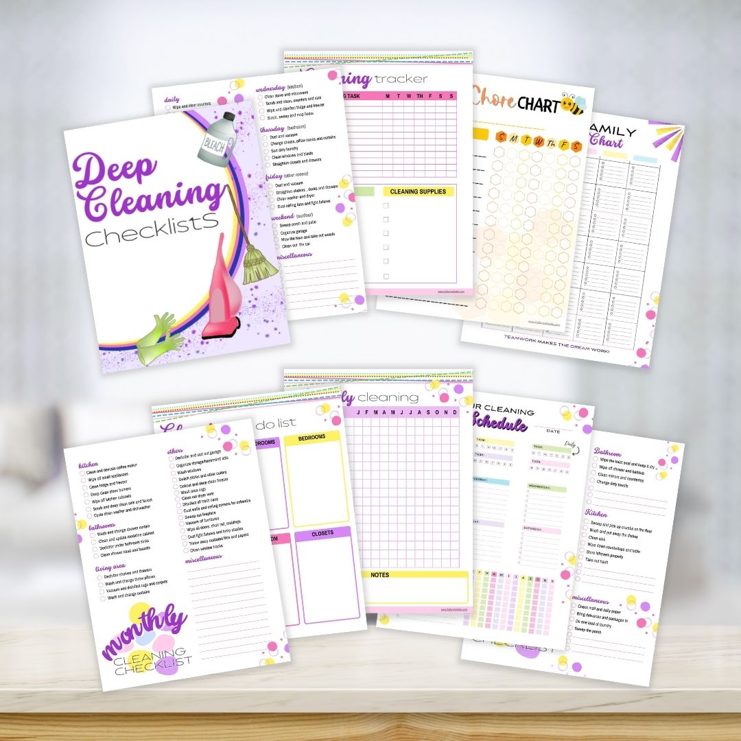 Cleaning Checklist Bundle