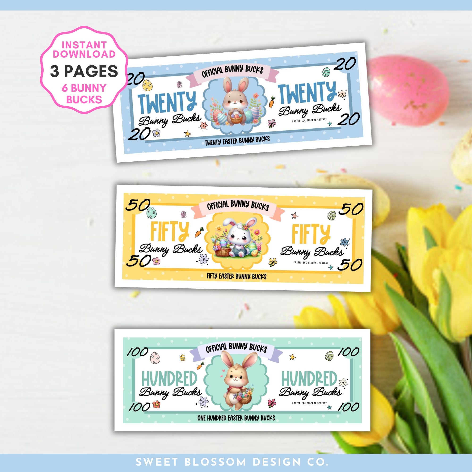 Bunny Bucks Kids Reward Coupons