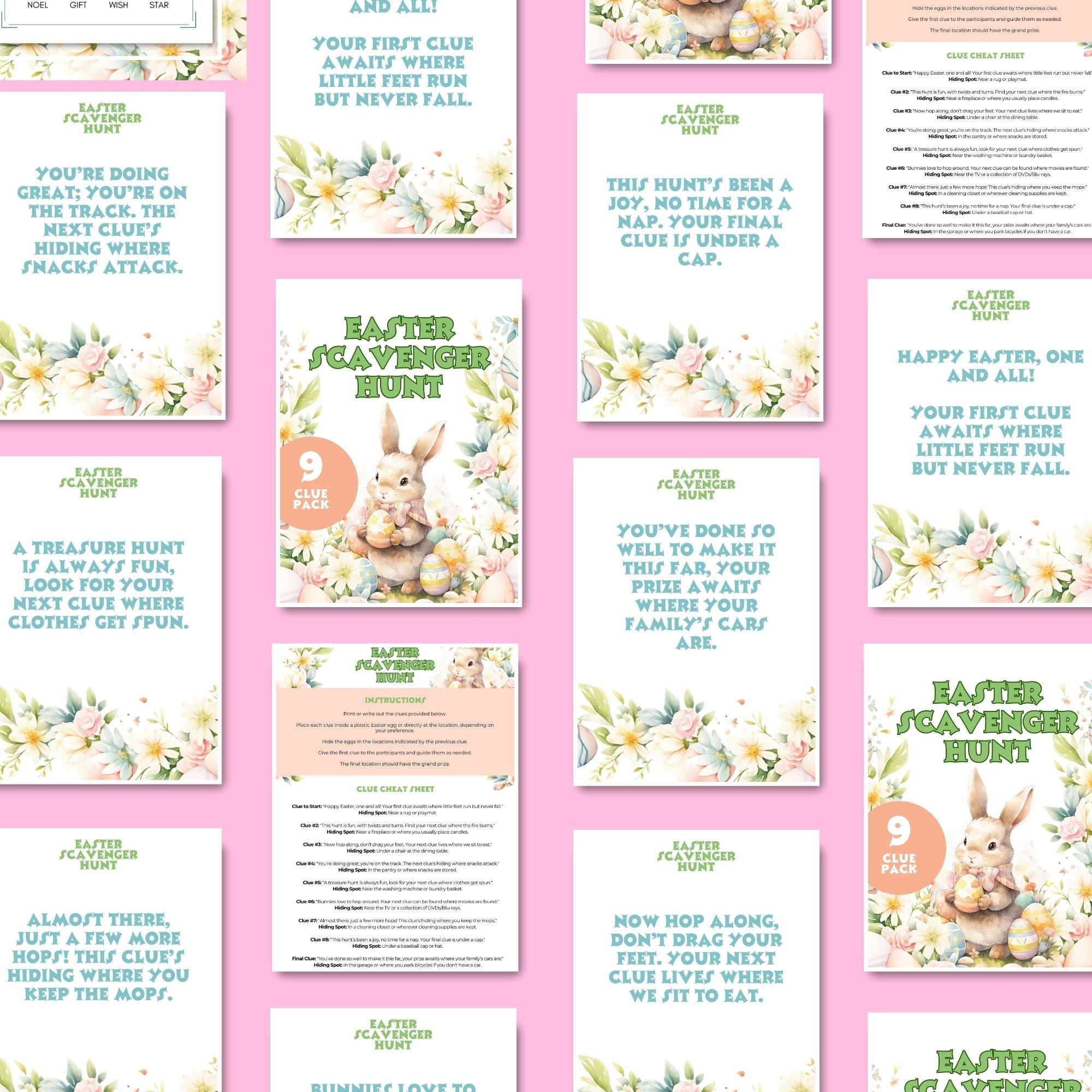 Easter Scavenger Hunt For Kids