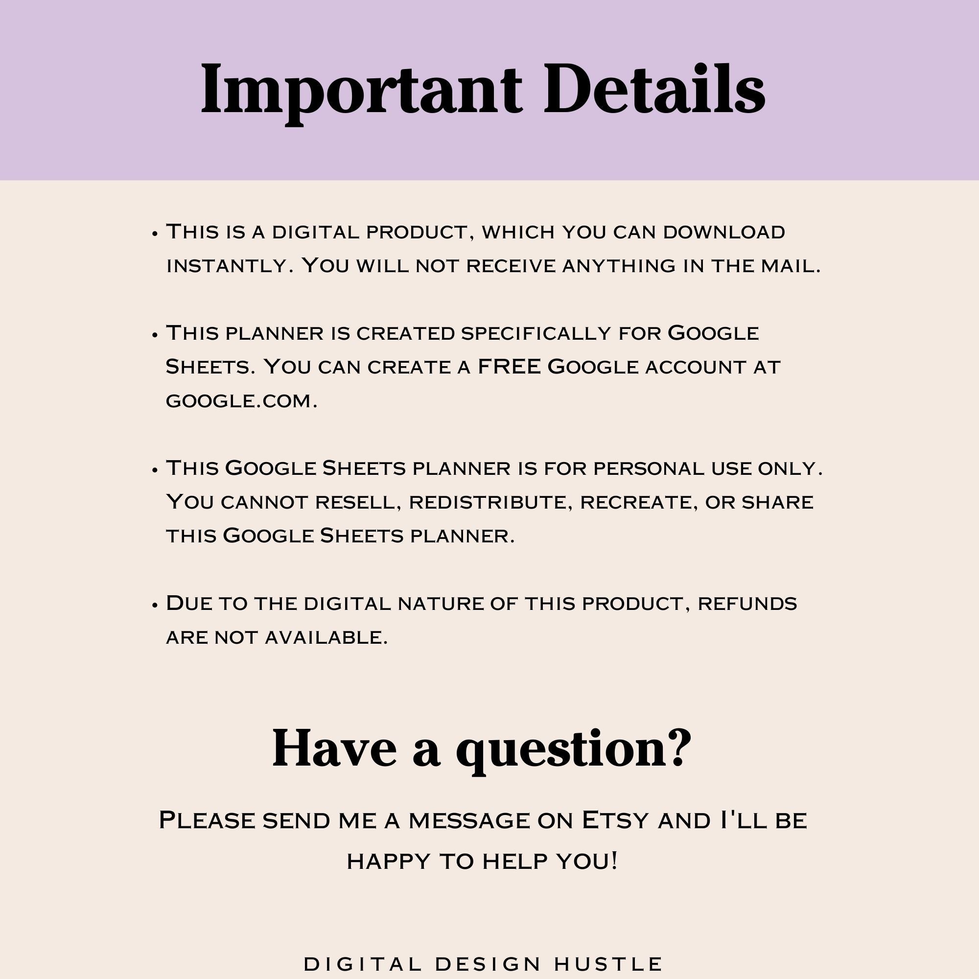 Daily Habit Tracker Spreadsheet Bright Colors