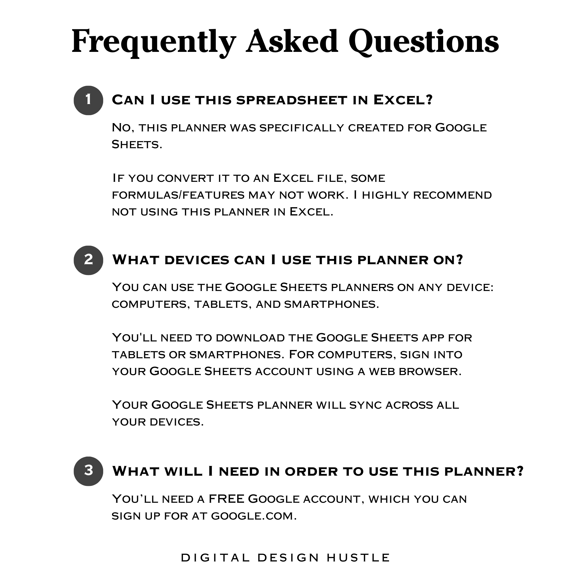 Travel Packing List for Google Sheets