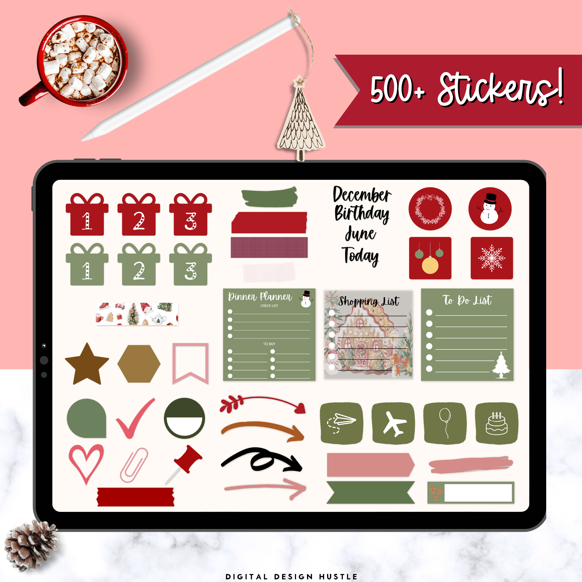 Poinsettia Digital Advent Calendar