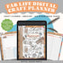 Plan out all of your craft projects quickly and efficiently with this 615-page Digital Craft Planner. A digital craft planner helps in planning and organizing craft projects. The main purpose of a craft planner is to make sure that all the necessary steps and materials are identified in advance so that the project can be completed successfully and efficiently.