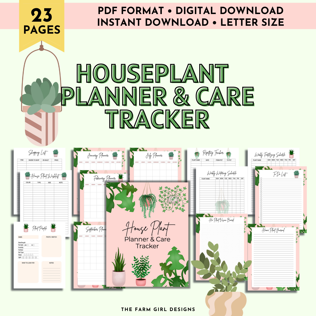house plant tracker Houseplant Planner