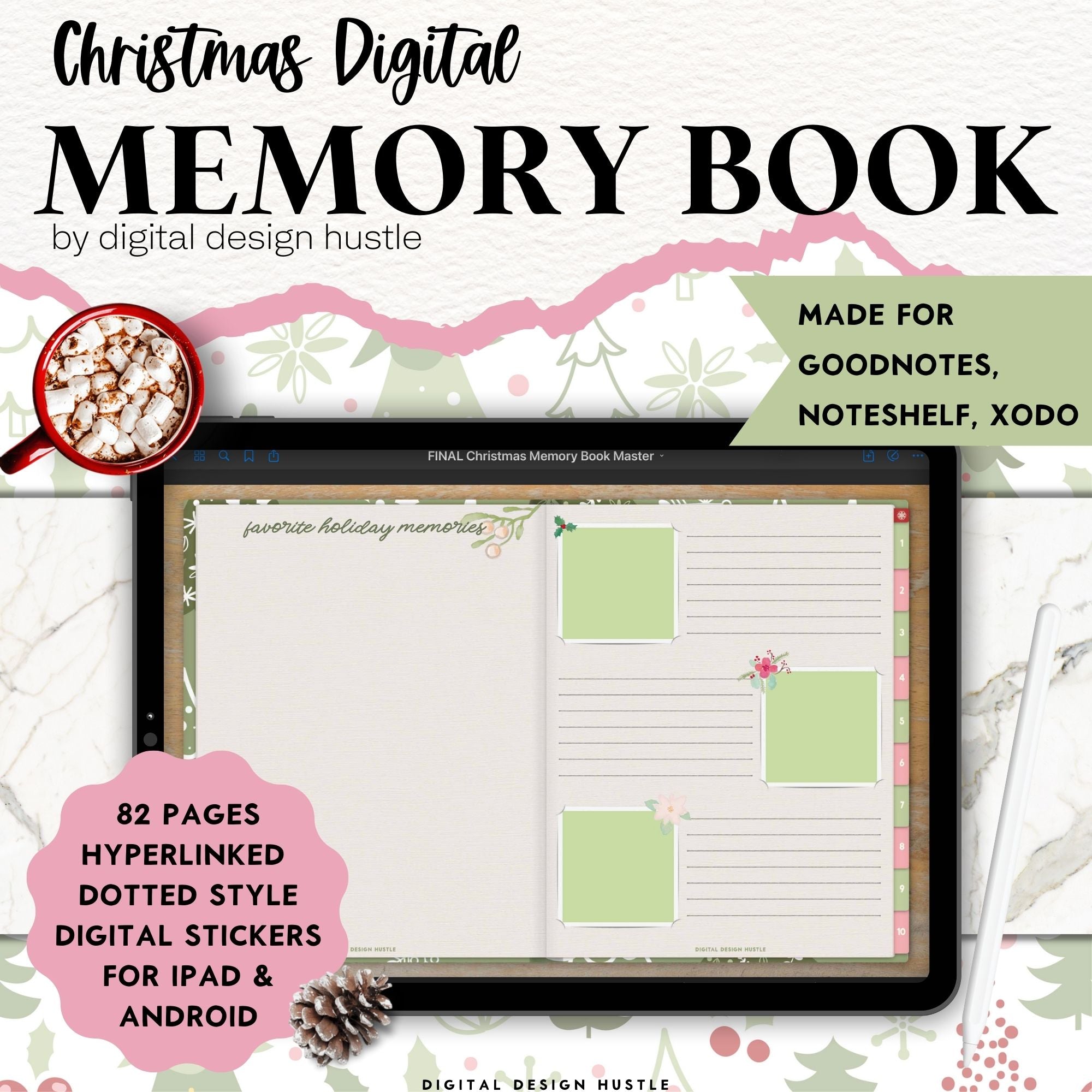 Christmas Digital Memory Book