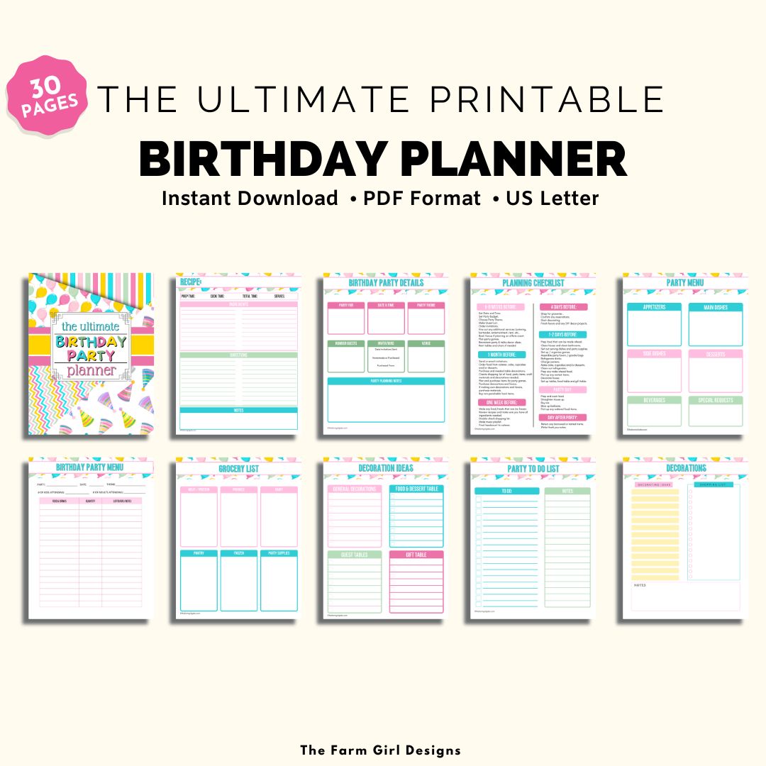 Birthday Party Planner