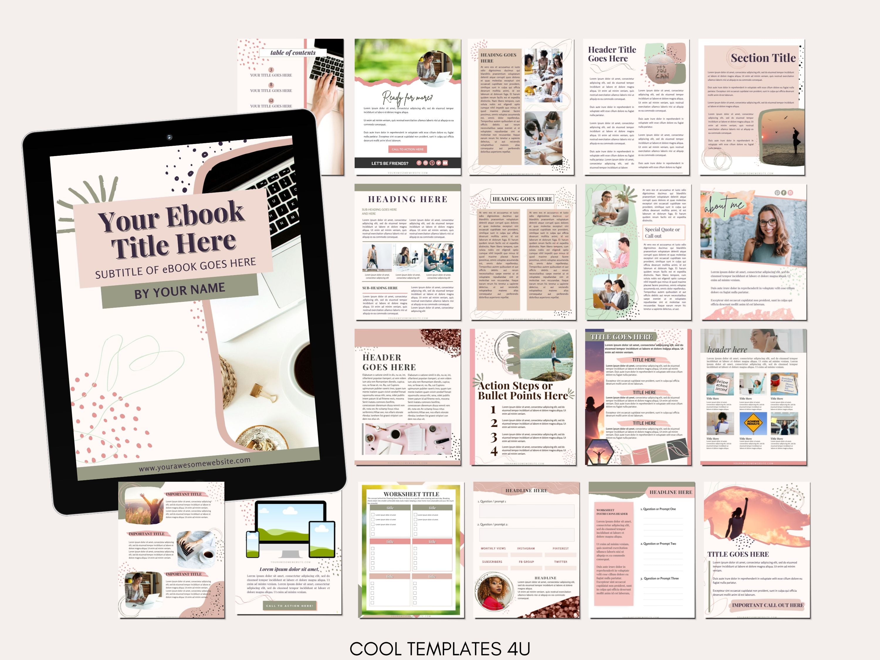 Abstract Lead Magnet Canva Template Kit