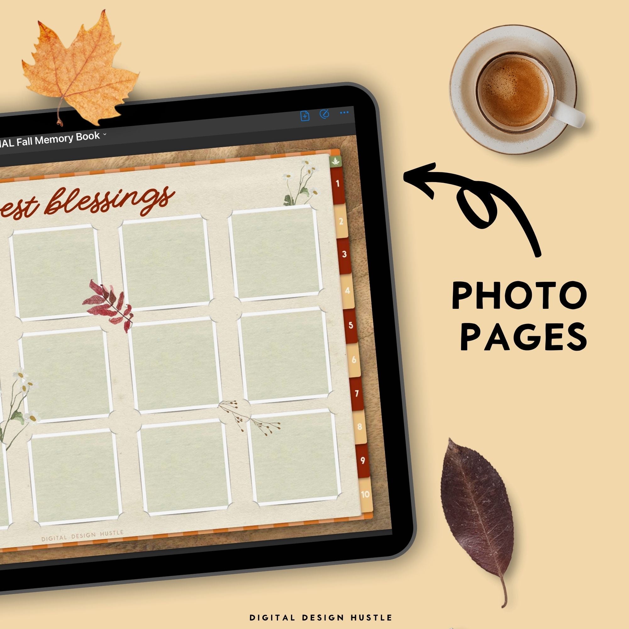 Digital Fall Memory Book