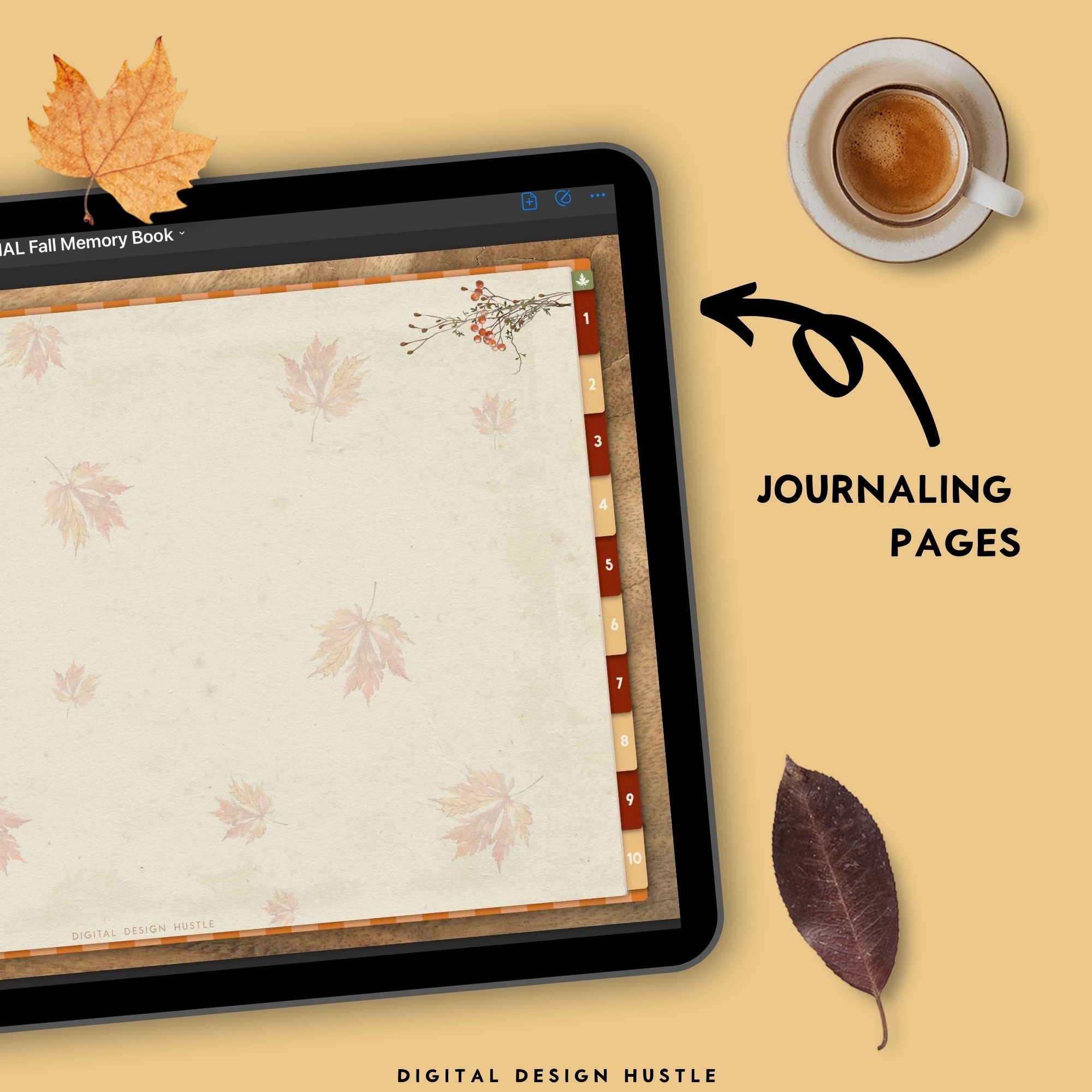 Digital Fall Memory Book