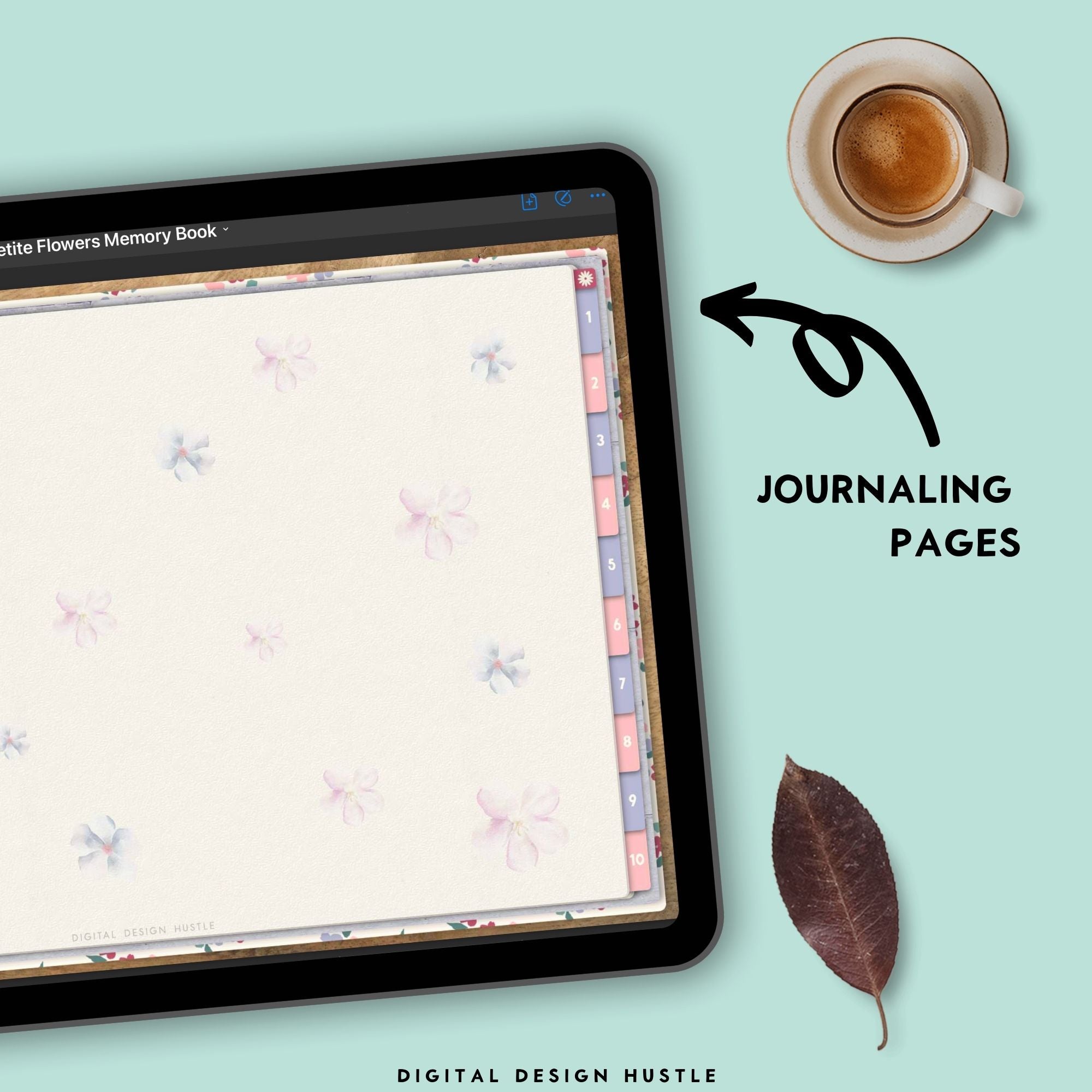 Digital Memory Book With Digital Stickers