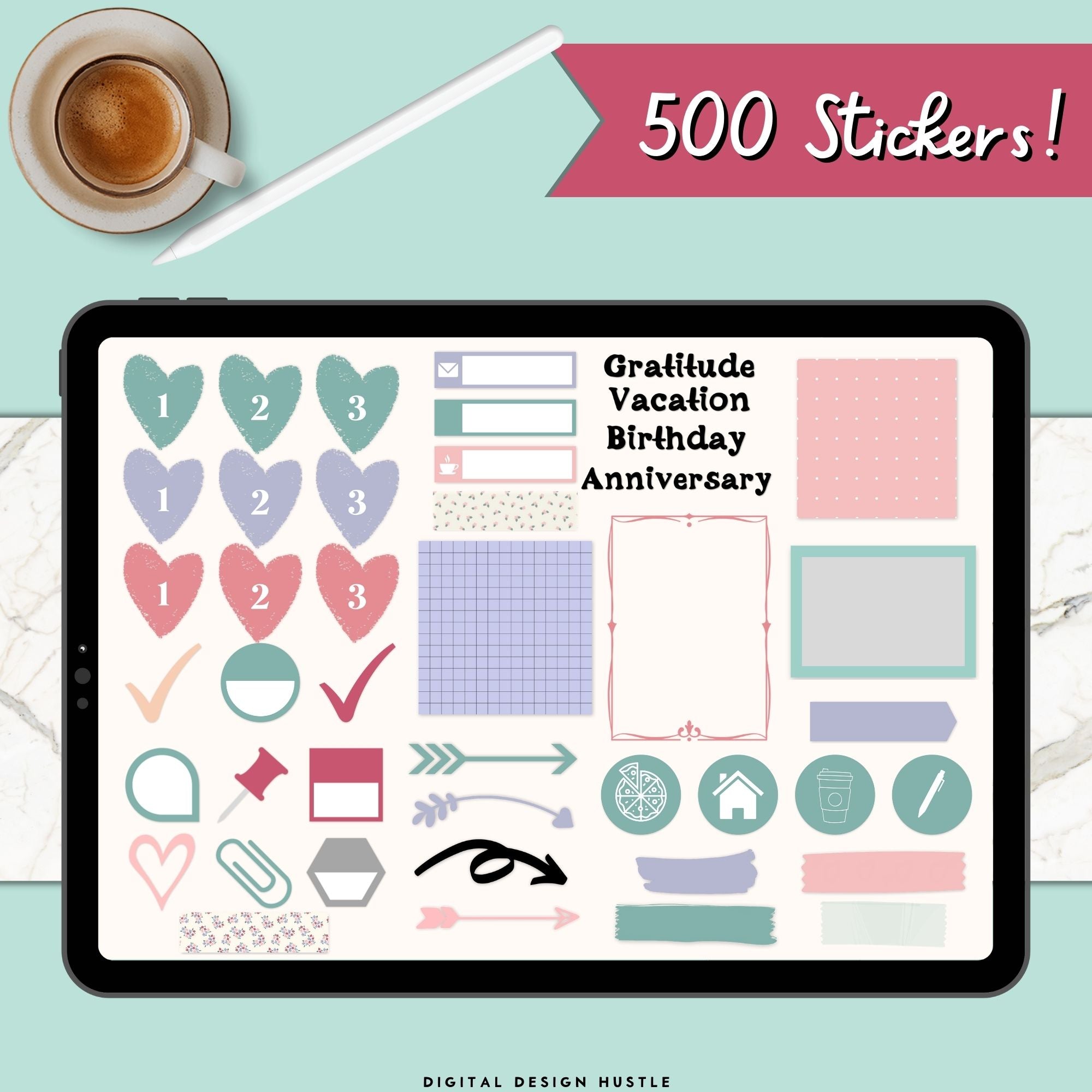 Digital Memory Book With Digital Stickers