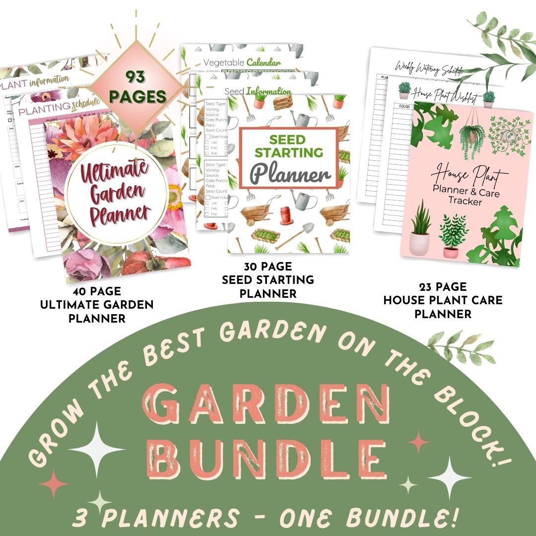 garden seed planner Garden Planner Bundle