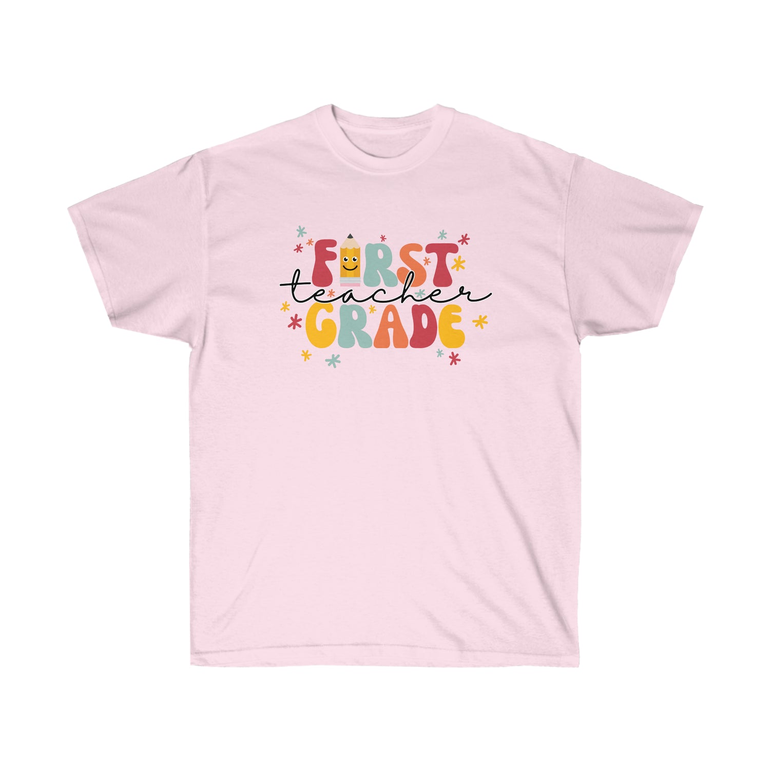 Retro First Grade Teacher Shirt