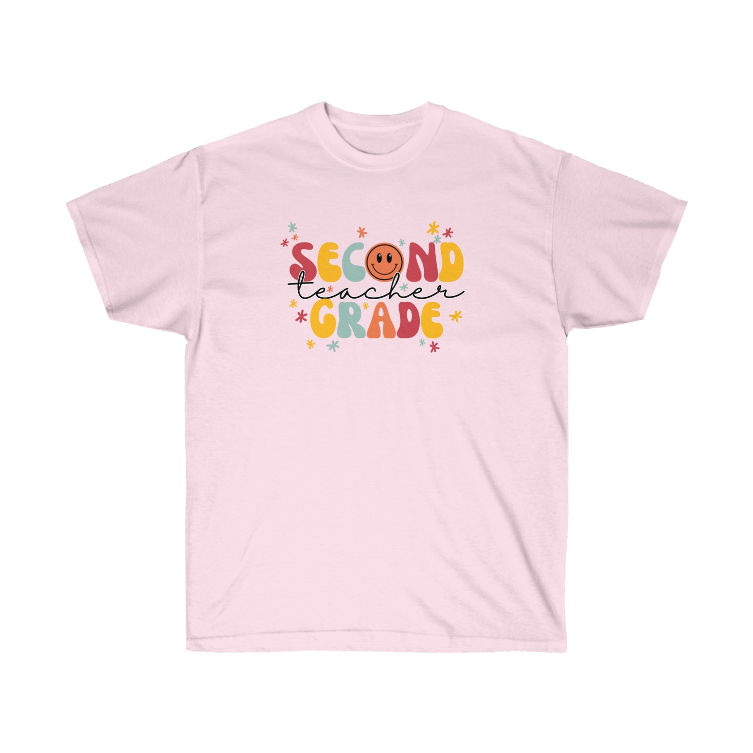 Retro Second Grade Teacher Shirt
