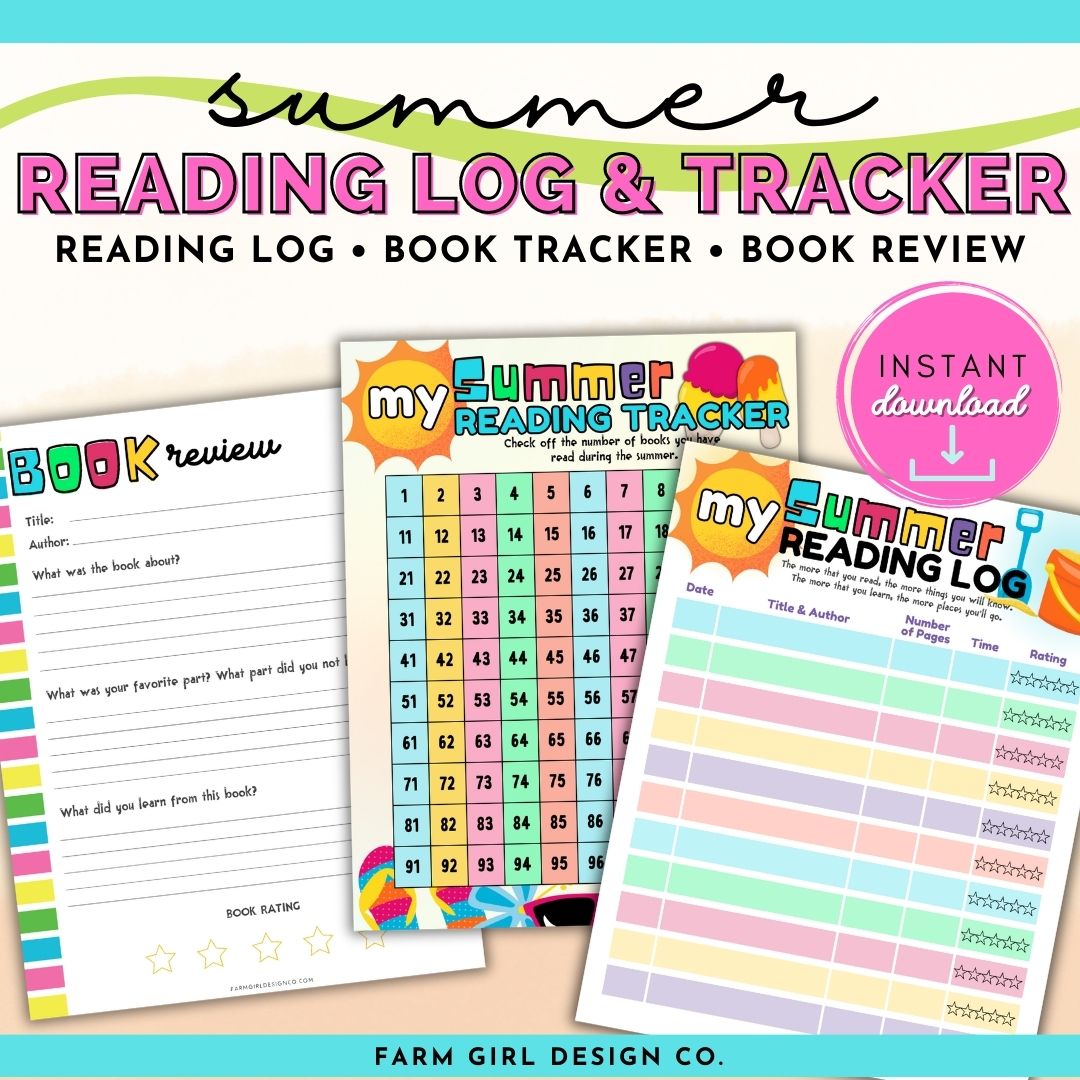 Summer Reading Log &amp; Tracker