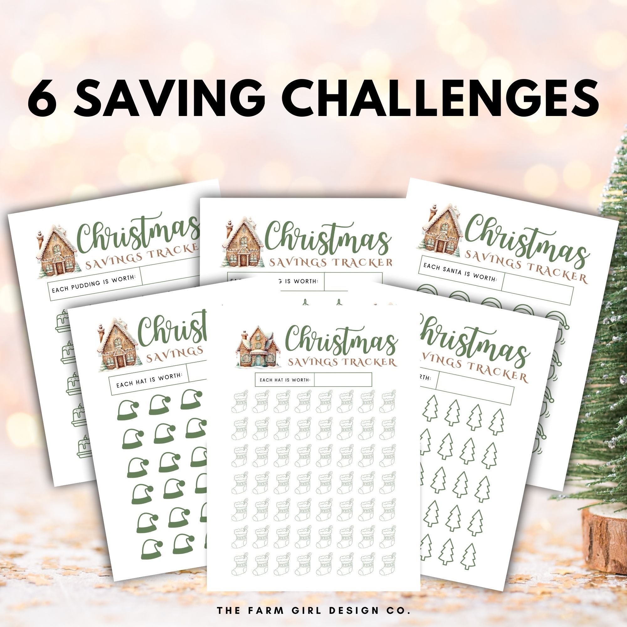 Are you ready to make this holiday season the most organized and budget-friendly one yet? Our Christmas Binder, designed to help you plan, save, and budget for Christmas! With 6 Christmas Saving Challenges and 5 comprehensive Christmas Budget Templates, this bundle is your ultimate holiday financial planning companion.