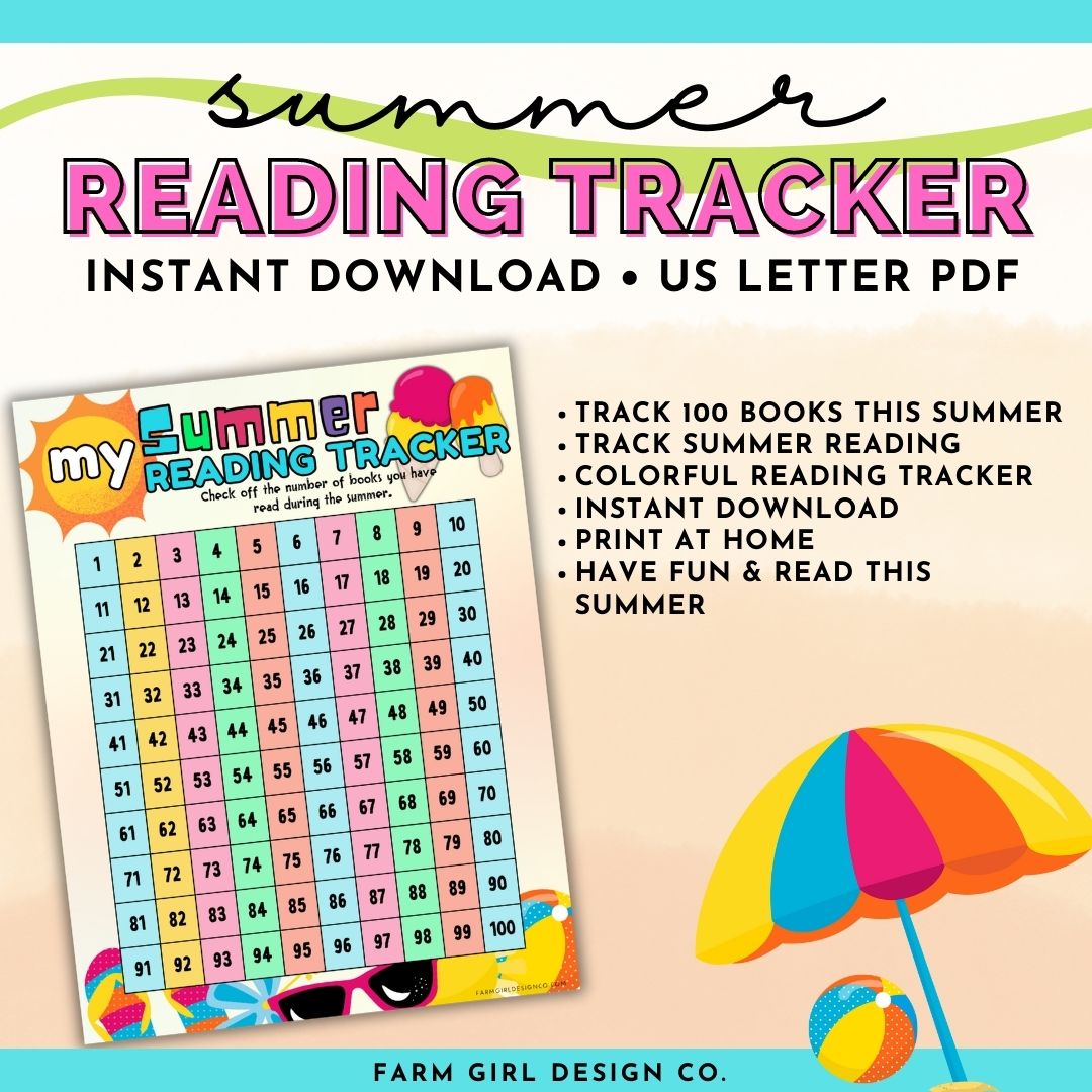 Summer Reading Log &amp; Tracker