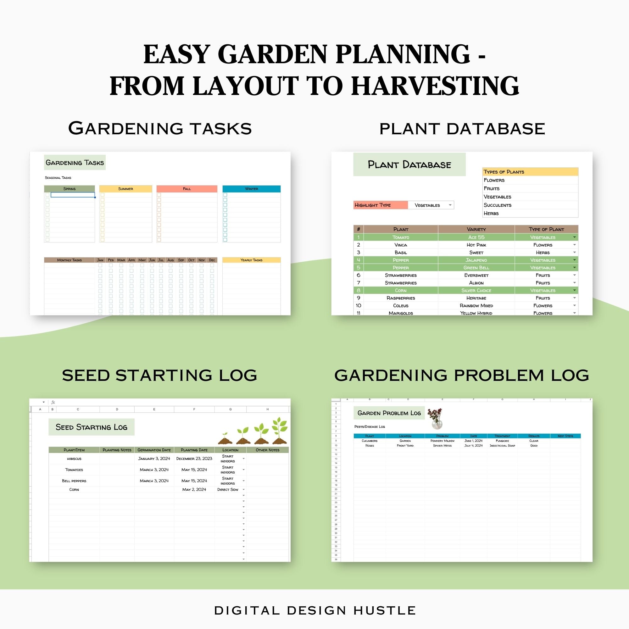 Garden Planner for Google Sheets
