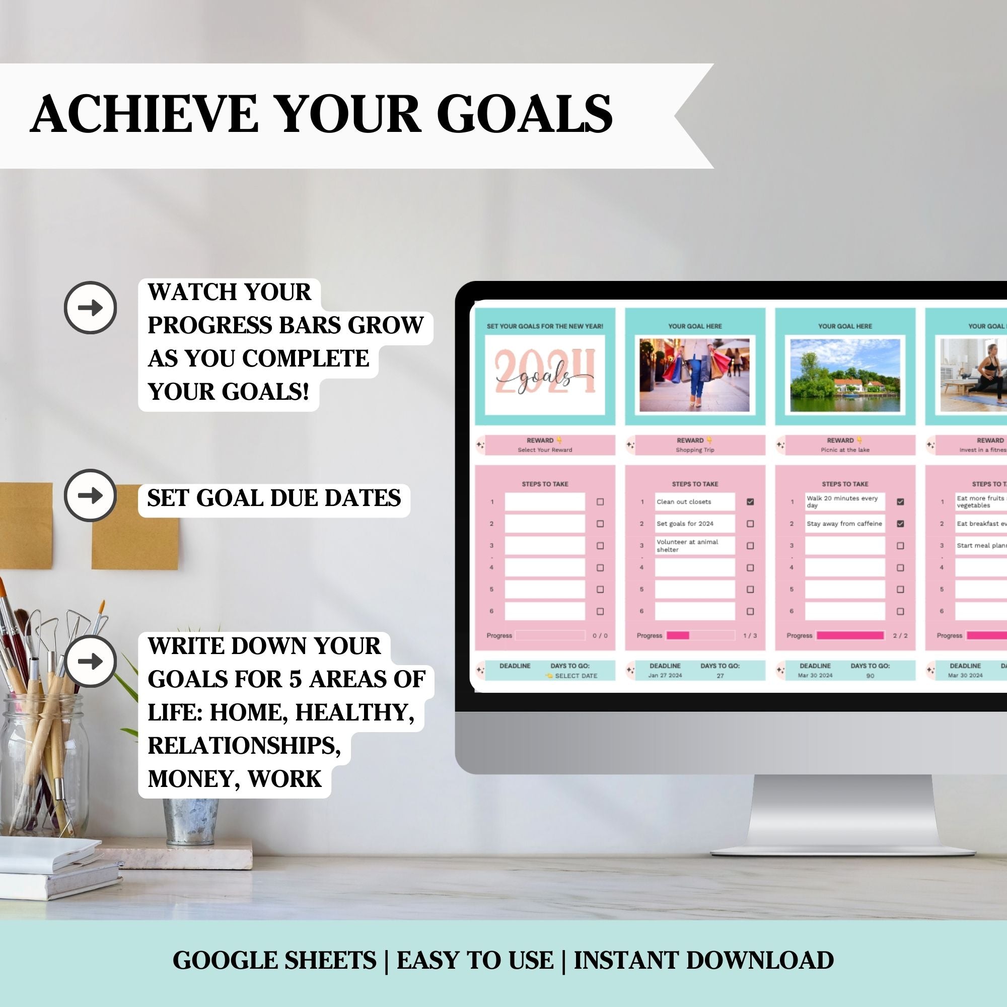 Goal Planner for Google Sheets