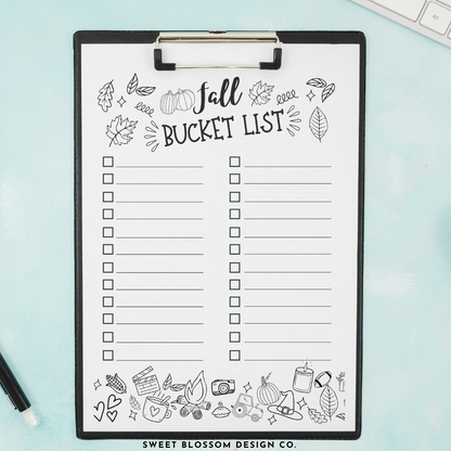 Embrace the magic of fall with our charming Autumn Adventure Family Bucket List Printable Set! This delightful Fall Bucket List printable set includes three beautifully designed pages that promise a season filled with cozy memories and delightful experiences for families of all ages.
