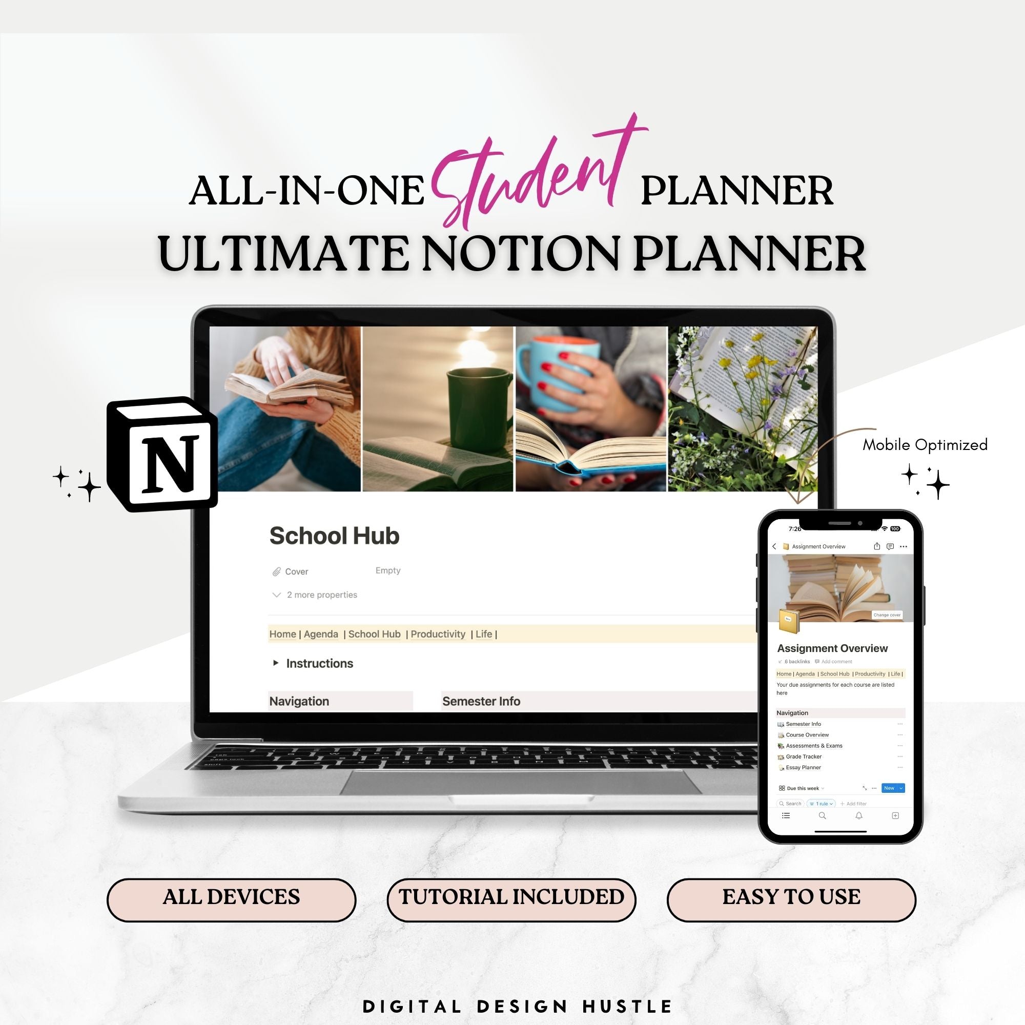 Notion Template Student Planner