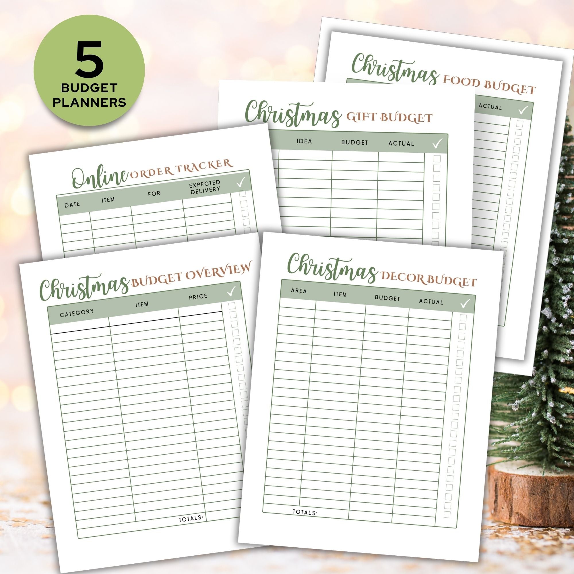 Christmas Budget Planner &amp; Savings Challenge