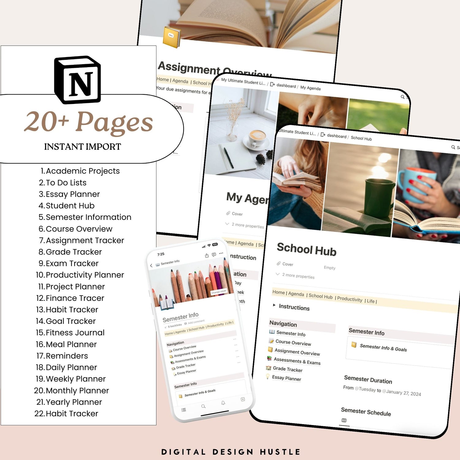 Notion Template Student Planner