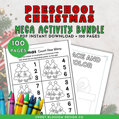 Christmas Preschool Activity Bundle