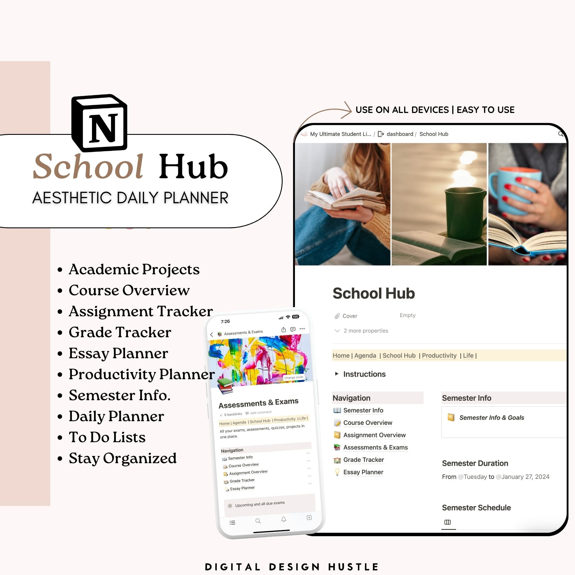 Notion Template Student Planner