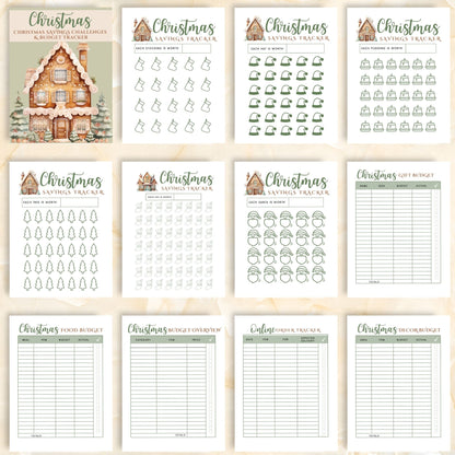 Are you ready to make this holiday season the most organized and budget-friendly one yet? Our Christmas Binder, designed to help you plan, save, and budget for Christmas! With 6 Christmas Saving Challenges and 5 comprehensive Christmas Budget Templates, this bundle is your ultimate holiday financial planning companion.