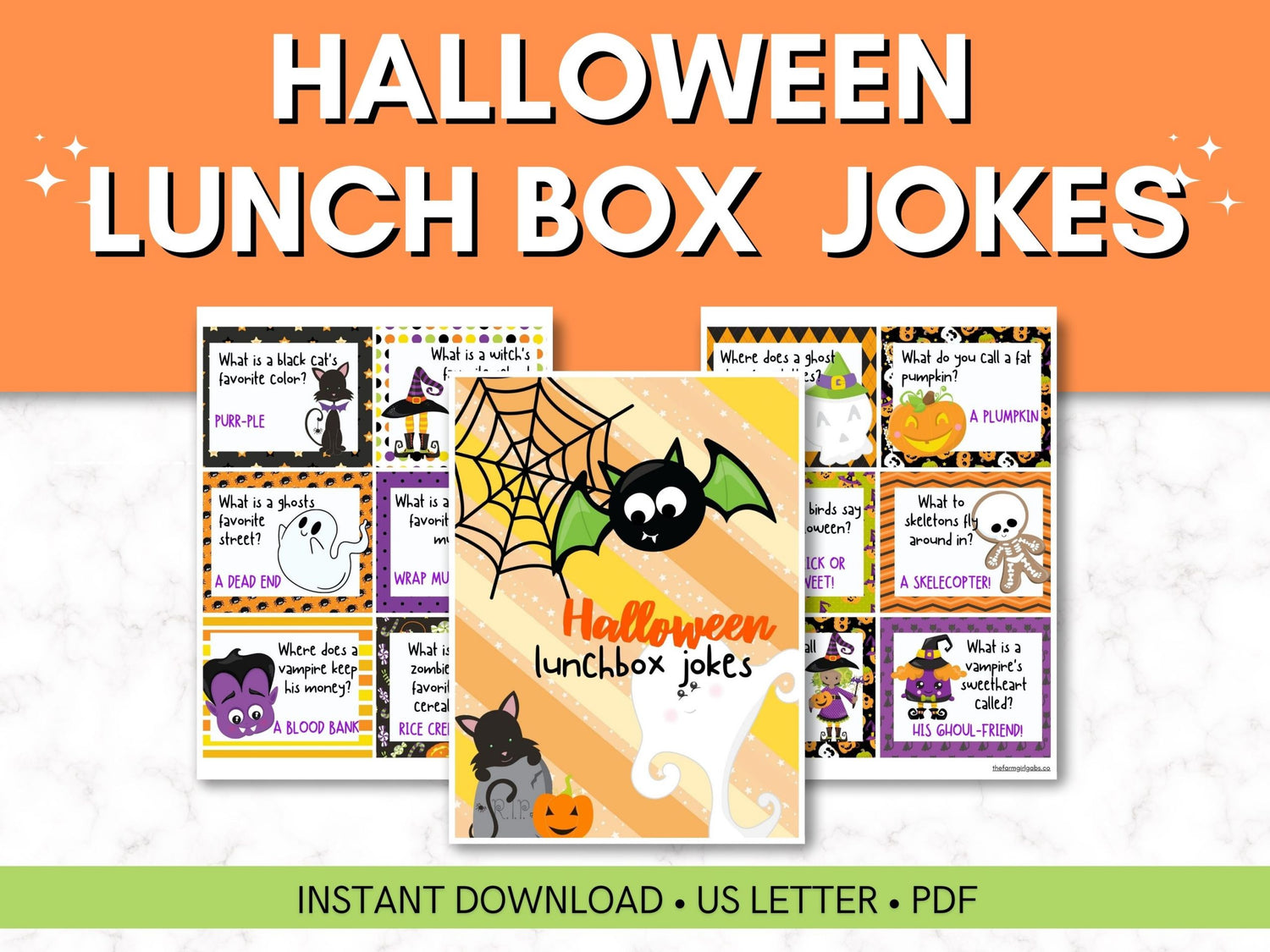 Halloween Lunchbox Notes