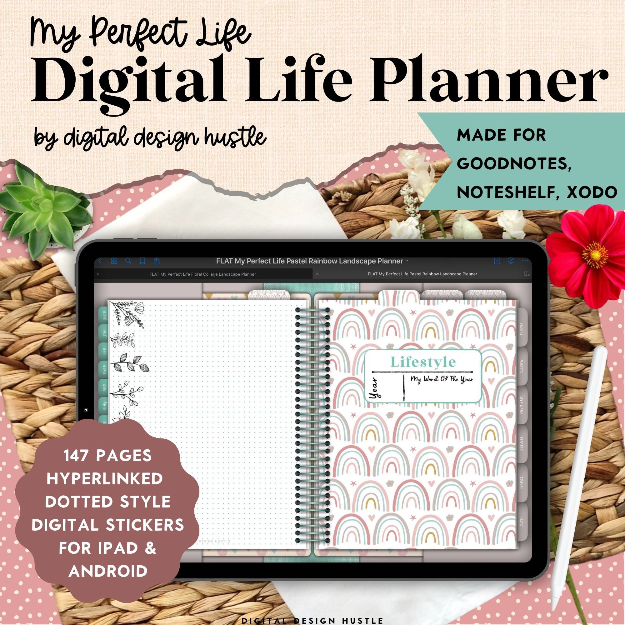 Undated Digital Life Planner