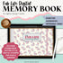 Record special family memories in the Digital Memory Book. Capture all your special memories with family and friends in the 92-page digital journal. This is the perfect scrapbook to document family holidays.