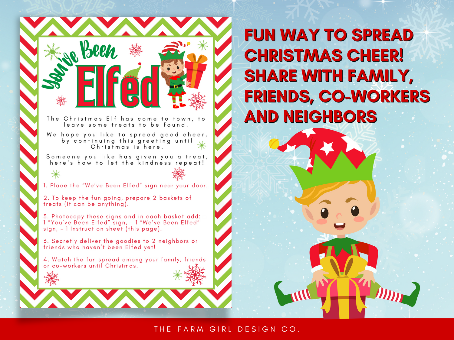 you-ve-been-elfed-printables-farm-girl-designs for I Ve Been Elfed Free Printable You've Been Elfed Printables – Farm Girl Designs for I Ve Been Elfed Free Printable