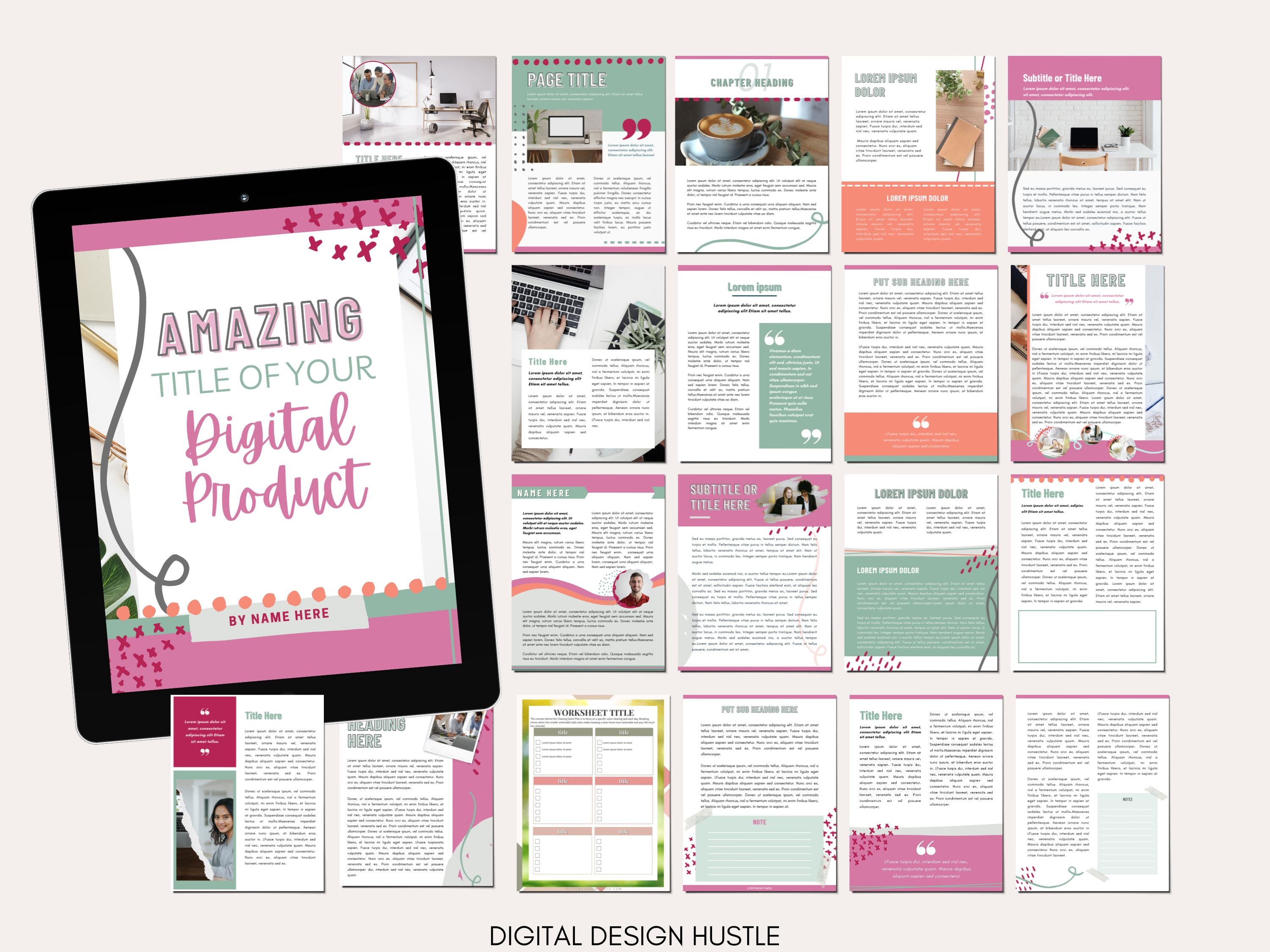 Pink Lead Magnet Canva Template